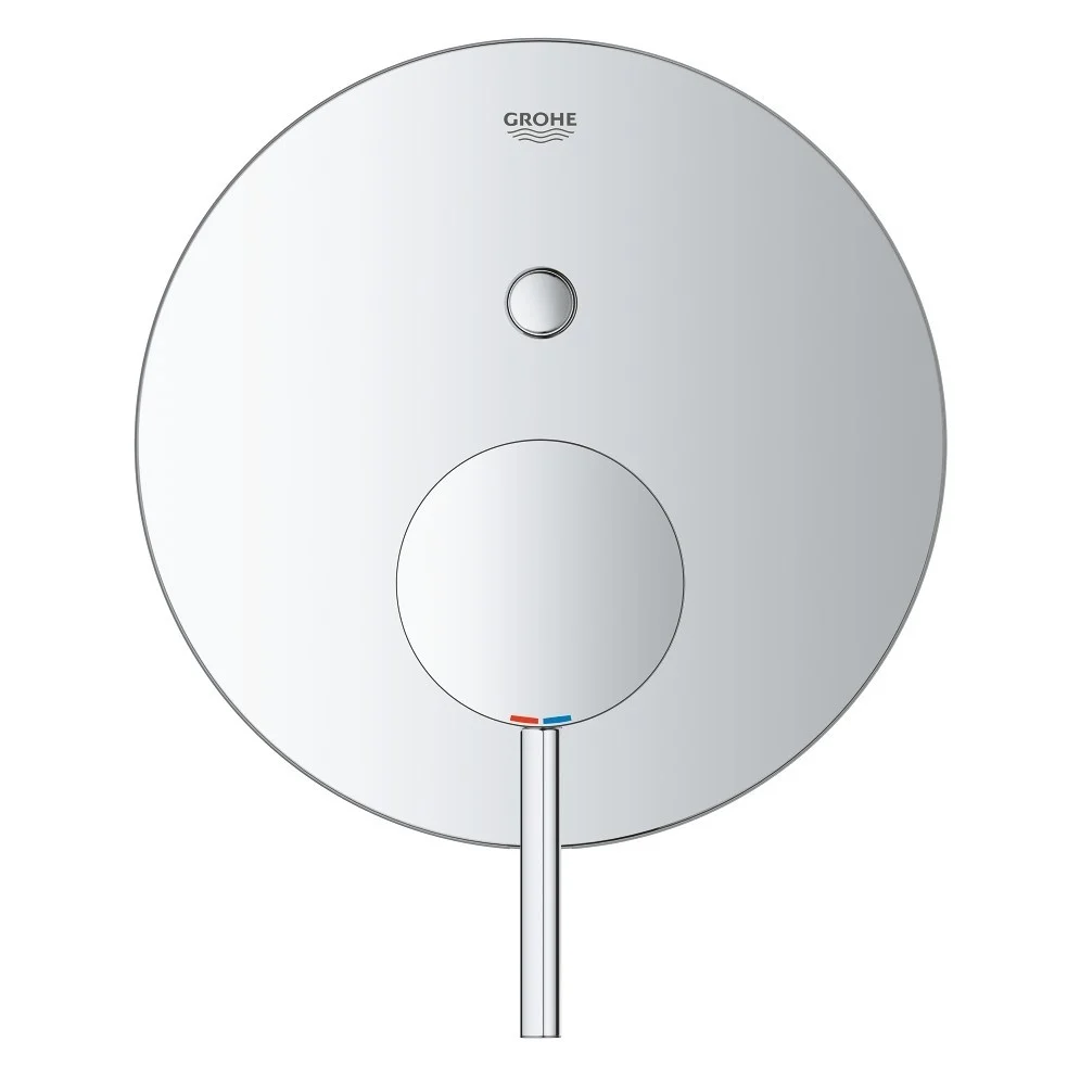 Grohe Atrio Baterie cada dus incastrata, 2 iesiri, crom