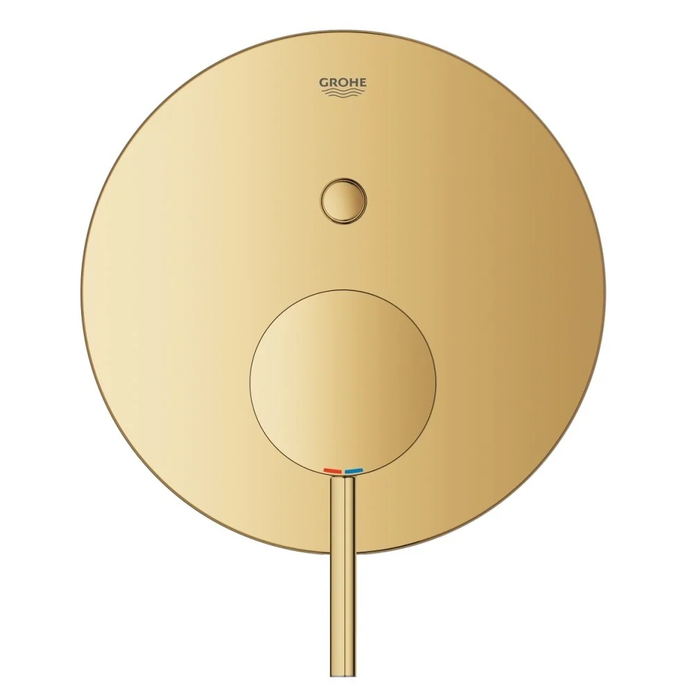 Grohe Atrio Baterie cada dus incastrata, 2 iesiri, auriu (cool sunrise)