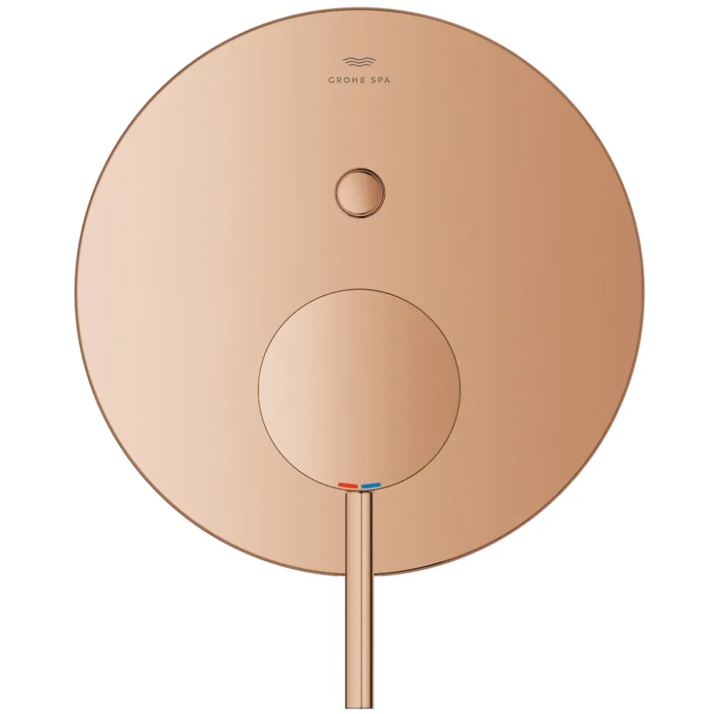 Grohe Atrio Baterie cada dus incastrata, 2 iesiri, cupru
