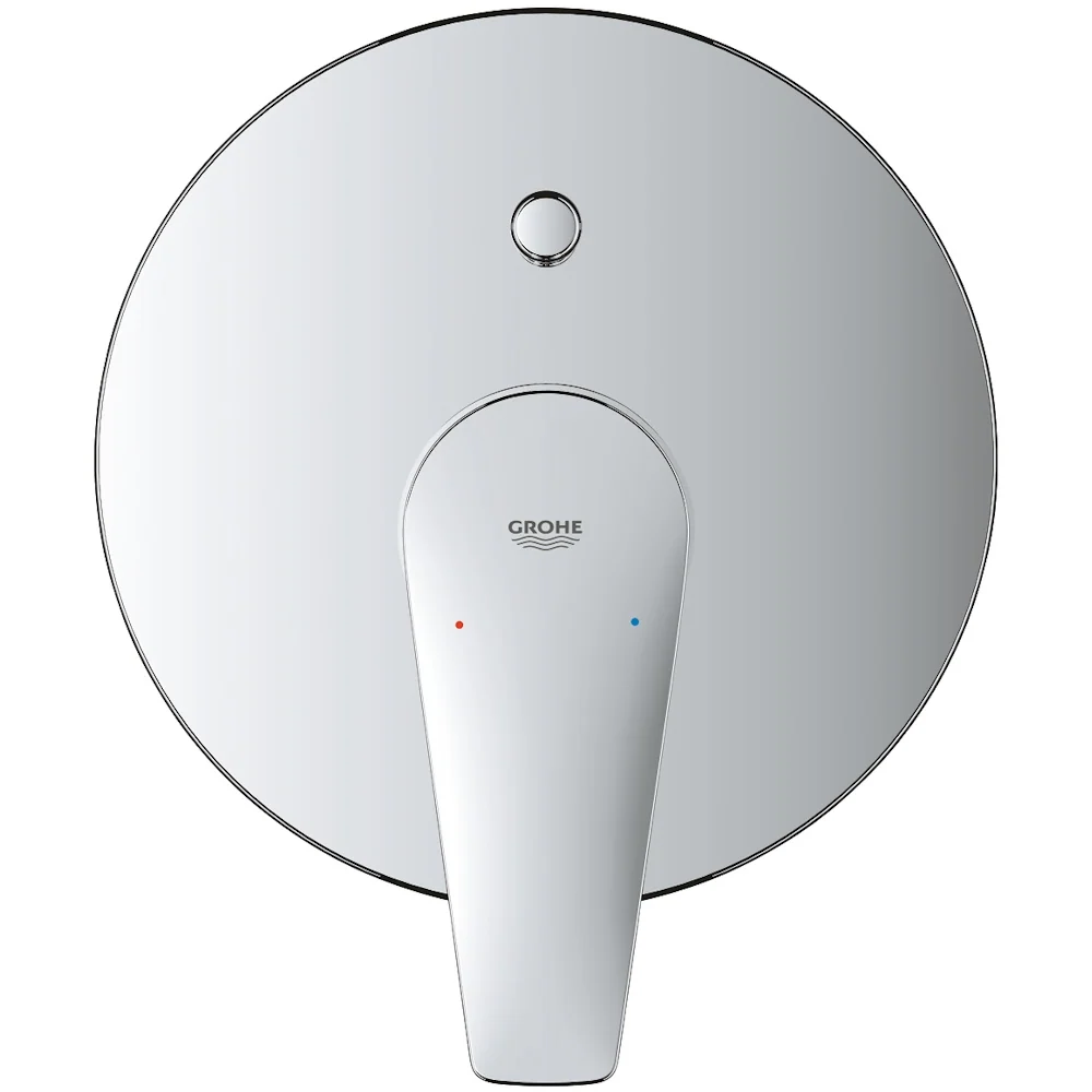 Grohe BauEdge Baterie cada dus monocomanda incastrata, set complet