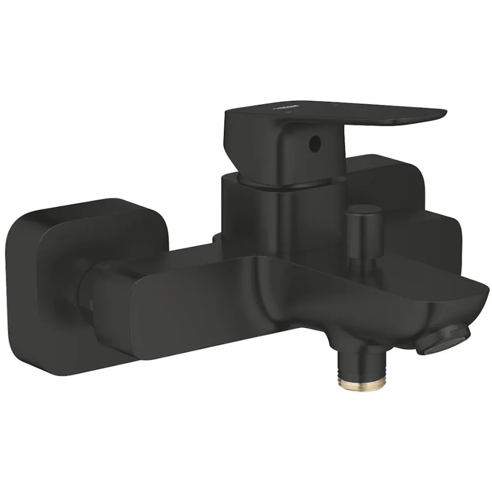 Grohe Cubeo Baterie cada dus monocomanda, negru mat