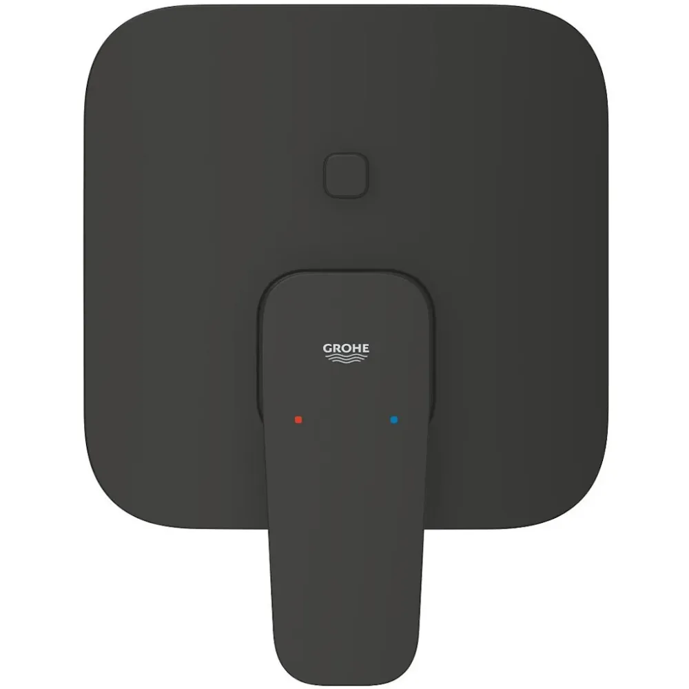 Grohe Cubeo Baterie cada dus monocomanda incastrata, negru mat