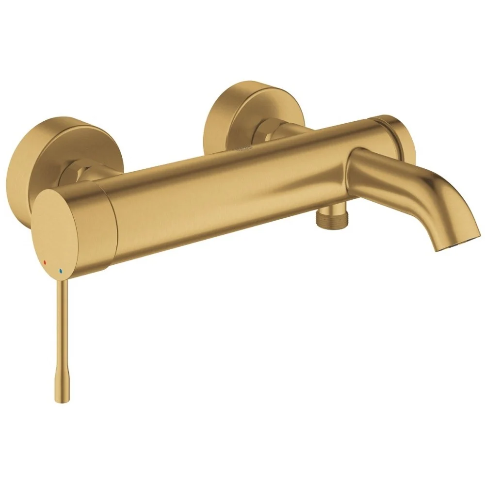 Grohe Essence Baterie cada dus monocomanda, auriu mat (brushed cool sunrise)