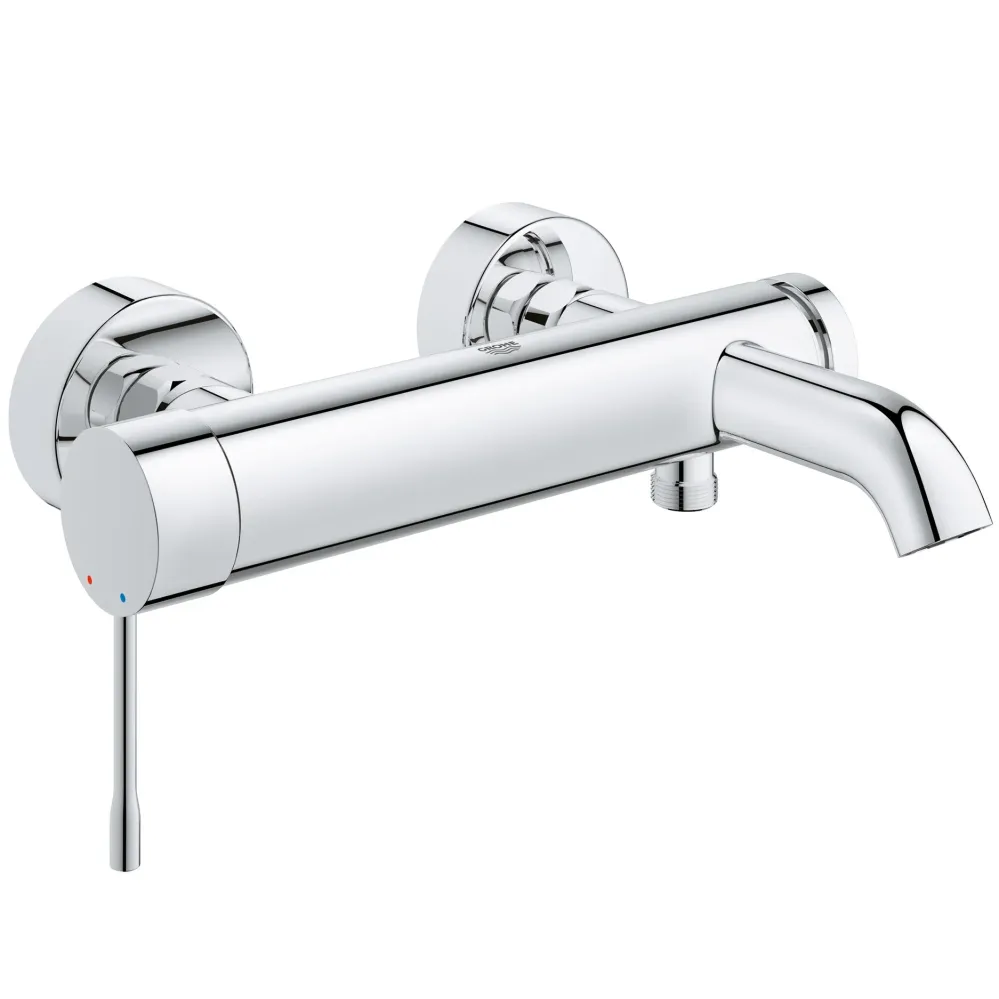 Grohe Essence Baterie cada dus monocomanda, montaj pe perete, crom