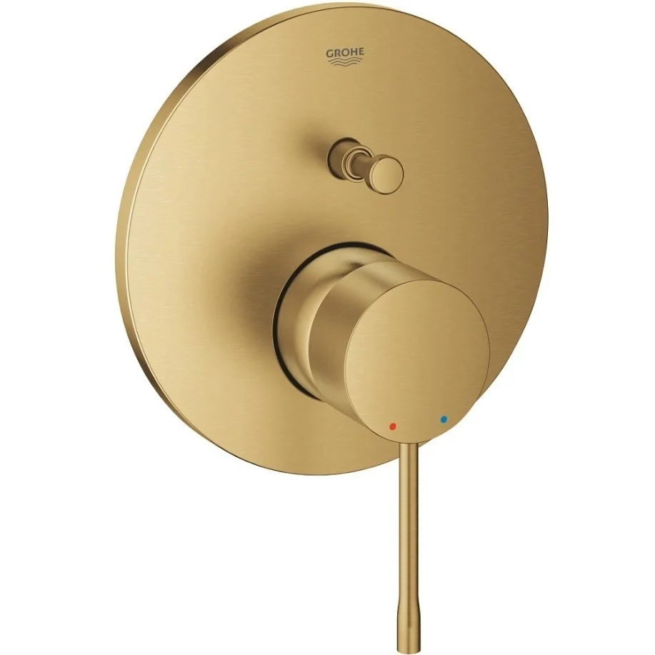 Grohe Essence Baterie cada dus monocomanda incastrata, auriu mat (brushed cool sunrise)