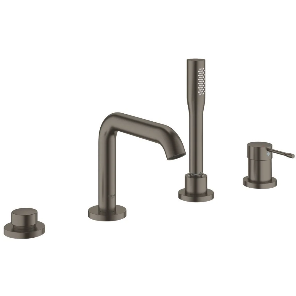 Grohe Essence Baterie cada dus monocomanda cu set dus, montaj pe cada, antracit mat (brushed hard graphite)