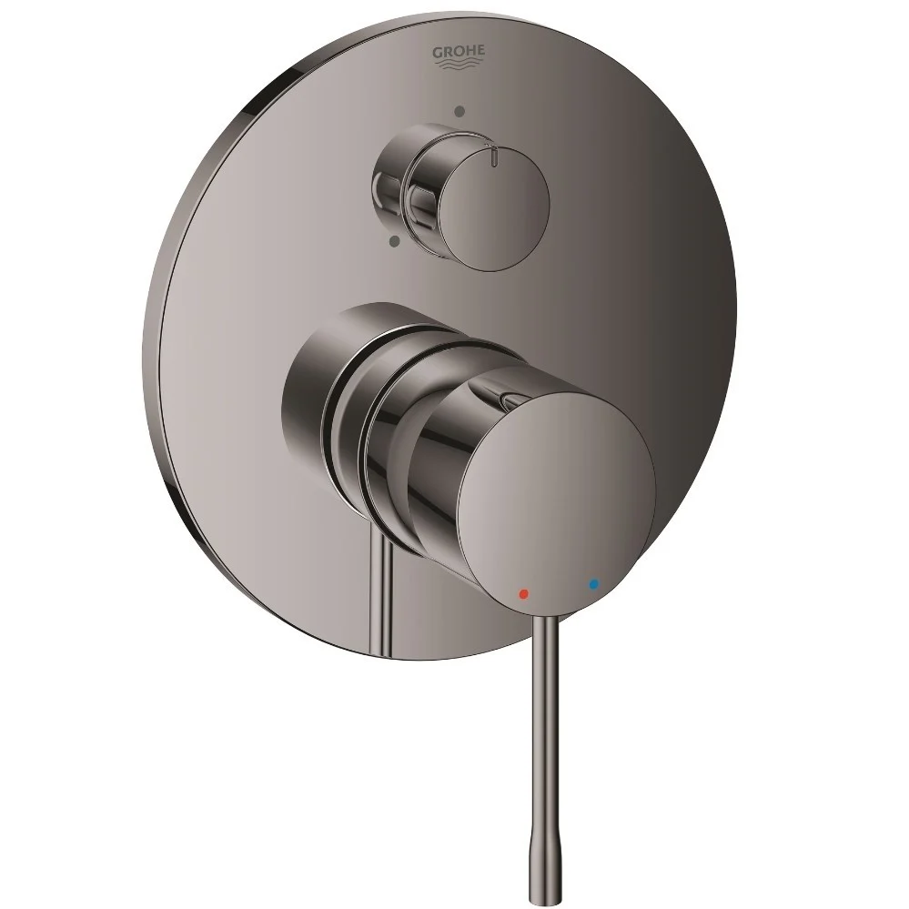 Grohe Essence Baterie cada dus monocomanda incastrata, 3 iesiri, antracit (hard graphite)