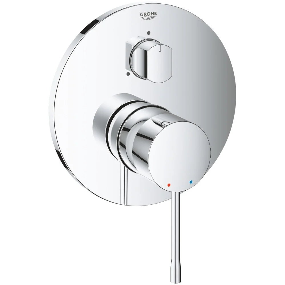 Grohe Essence Baterie cada dus monocomanda incastrata, 3 iesiri, crom