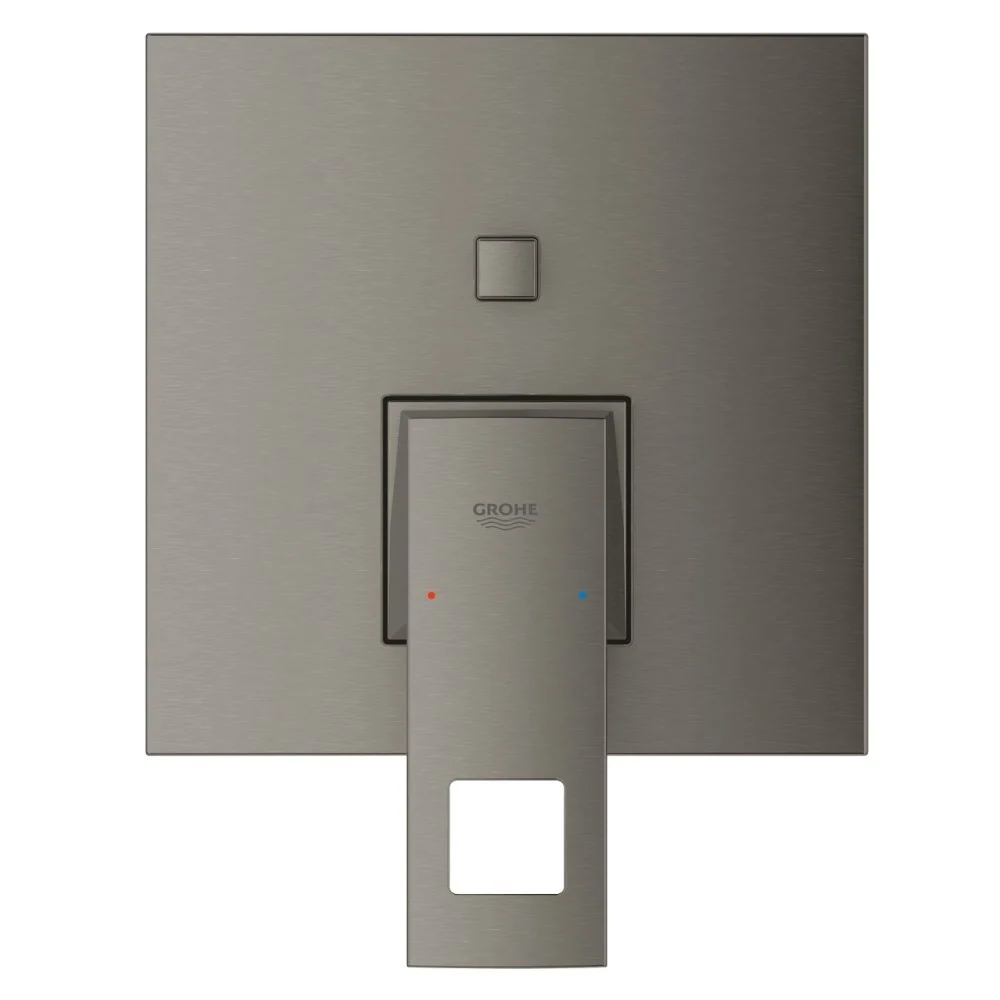 Grohe Eurocube Baterie cada dus incastrata, 2 iesiri, antracit mat (brushed hard graphite)