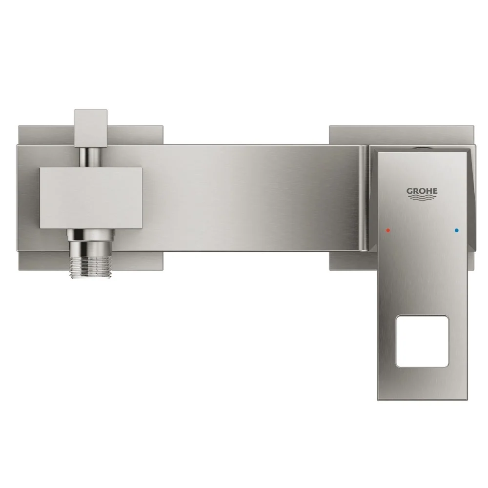 Grohe Eurocube Baterie cada dus monocomanda, aspect inox (supersteel)