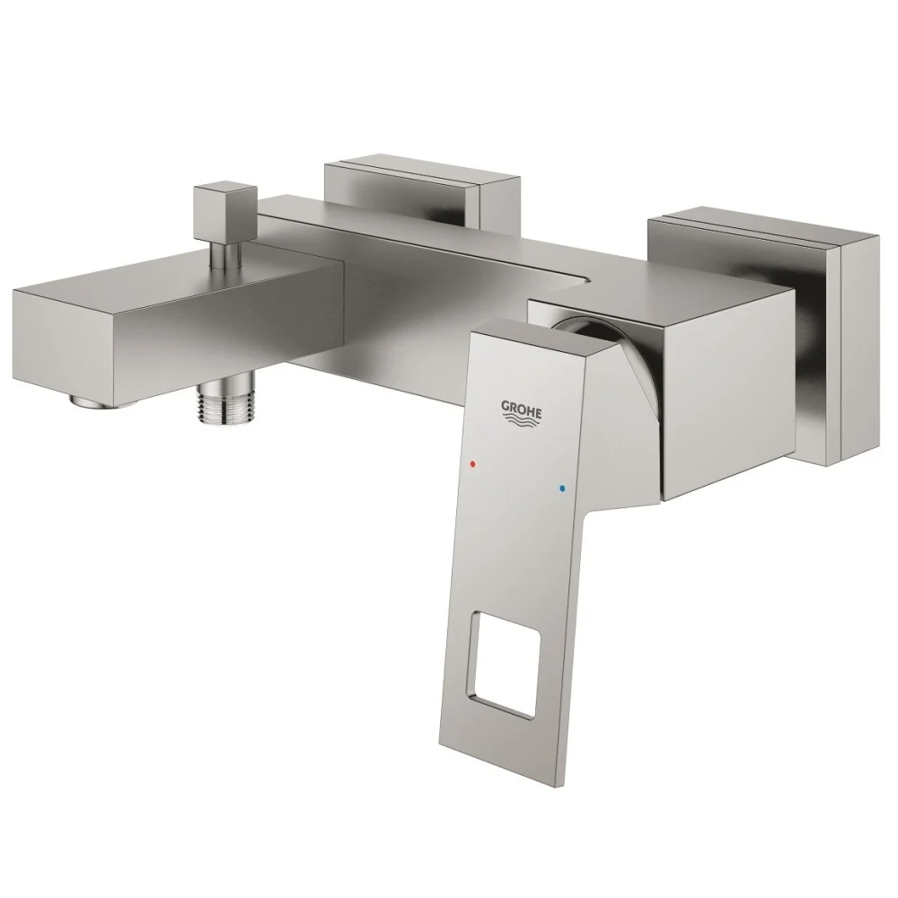 Grohe Eurocube Baterie cada dus monocomanda, aspect inox (supersteel)