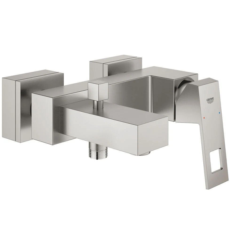 Grohe Eurocube Baterie cada dus monocomanda, aspect inox (supersteel)