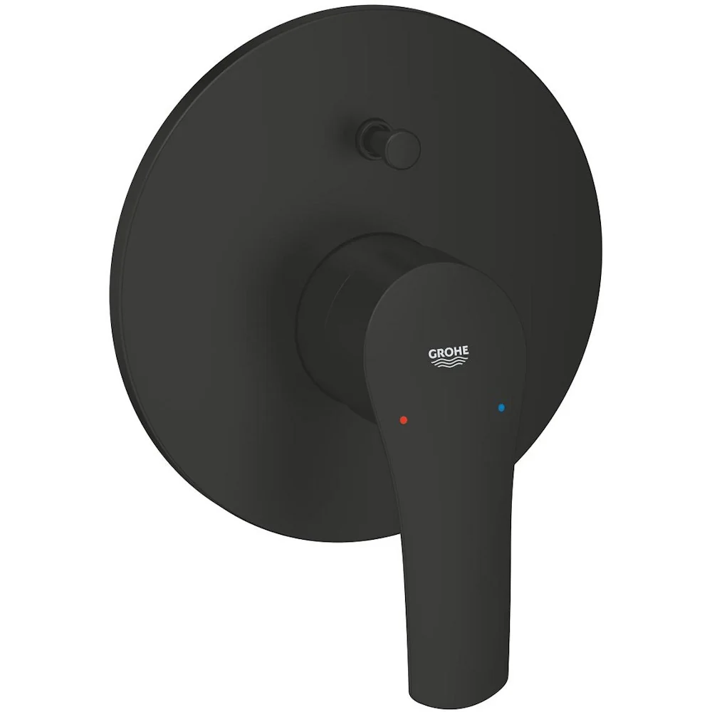 Grohe Eurosmart Baterie cada dus monocomanda incastrata, negru mat