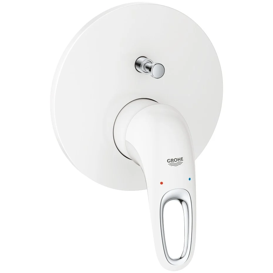Grohe Eurostyle Baterie cada dus monocomanda incastrata, alb
