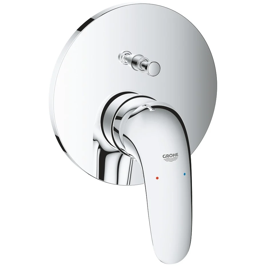 Grohe Eurostyle Baterie cada dus monocomanda incastrata, maner plin, crom