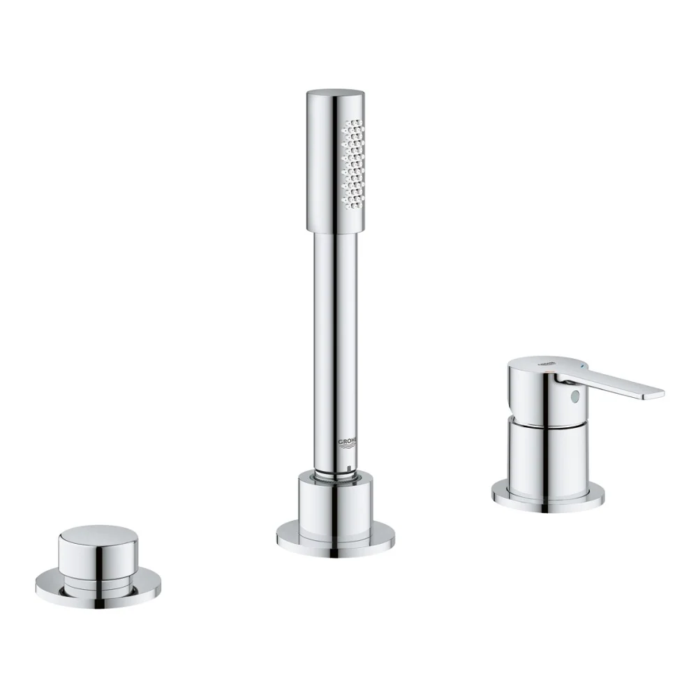 Grohe Lineare Baterie cada dus monocomanda cu set dus, 3 orificii, crom