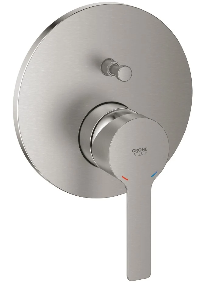 Grohe Lineare Baterie cada dus monocomanda incastrata, 2 iesiri, aspect inox