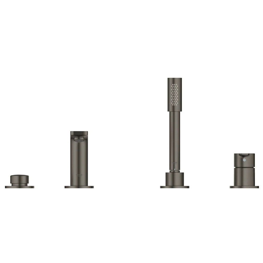 Grohe Lineare Baterie cada dus monocomanda si set dus, antracit mat (brushed hard graphite)
