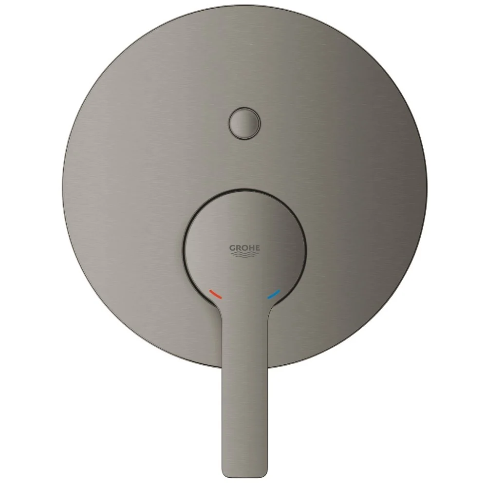 Grohe Lineare Baterie cada dus monocomanda incastrata, 2 iesiri, antracit mat (brushed hard graphite)