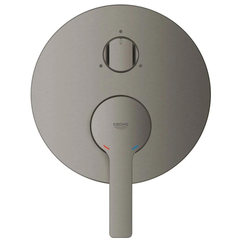 Grohe Lineare Baterie cada dus monocomanda incastrata, 3 iesiri, antracit mat (brushed hard graphite)