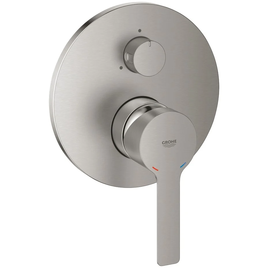 Grohe Lineare Baterie cada dus monocomanda incastrata, 3 iesiri, aspect inox