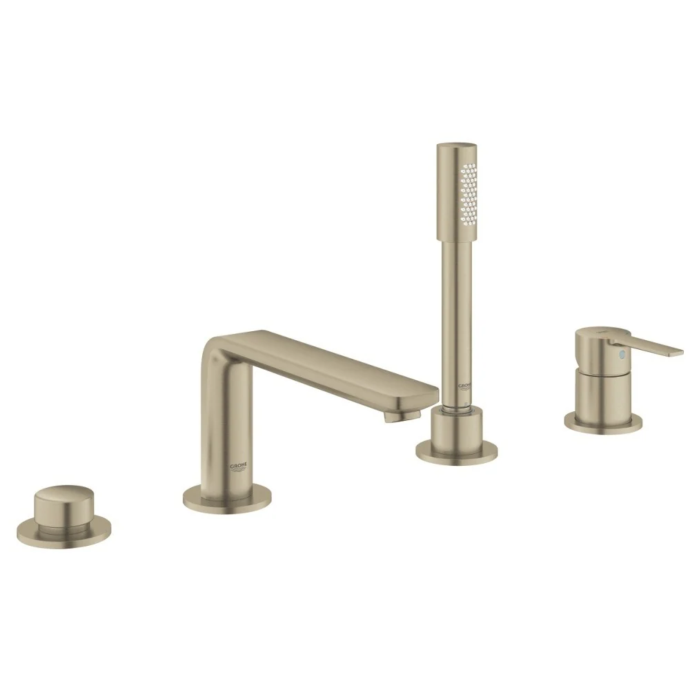 Grohe Lineare Baterie cada dus monocomanda si set dus, nichel mat (brushed nickel)