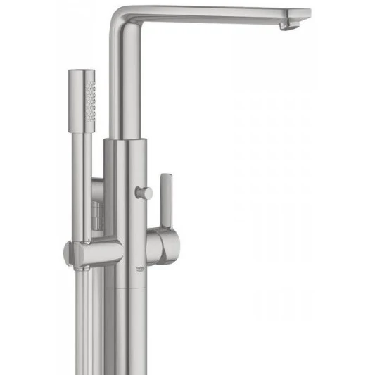 Grohe Lineare Baterie cada freestanding, aspect inox (supersteel)
