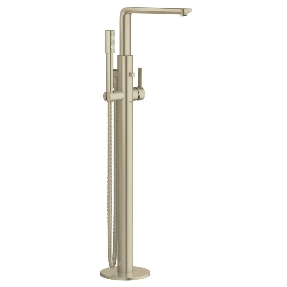 Grohe Lineare Baterie cada freestanding, nichel mat (brushed nickel)