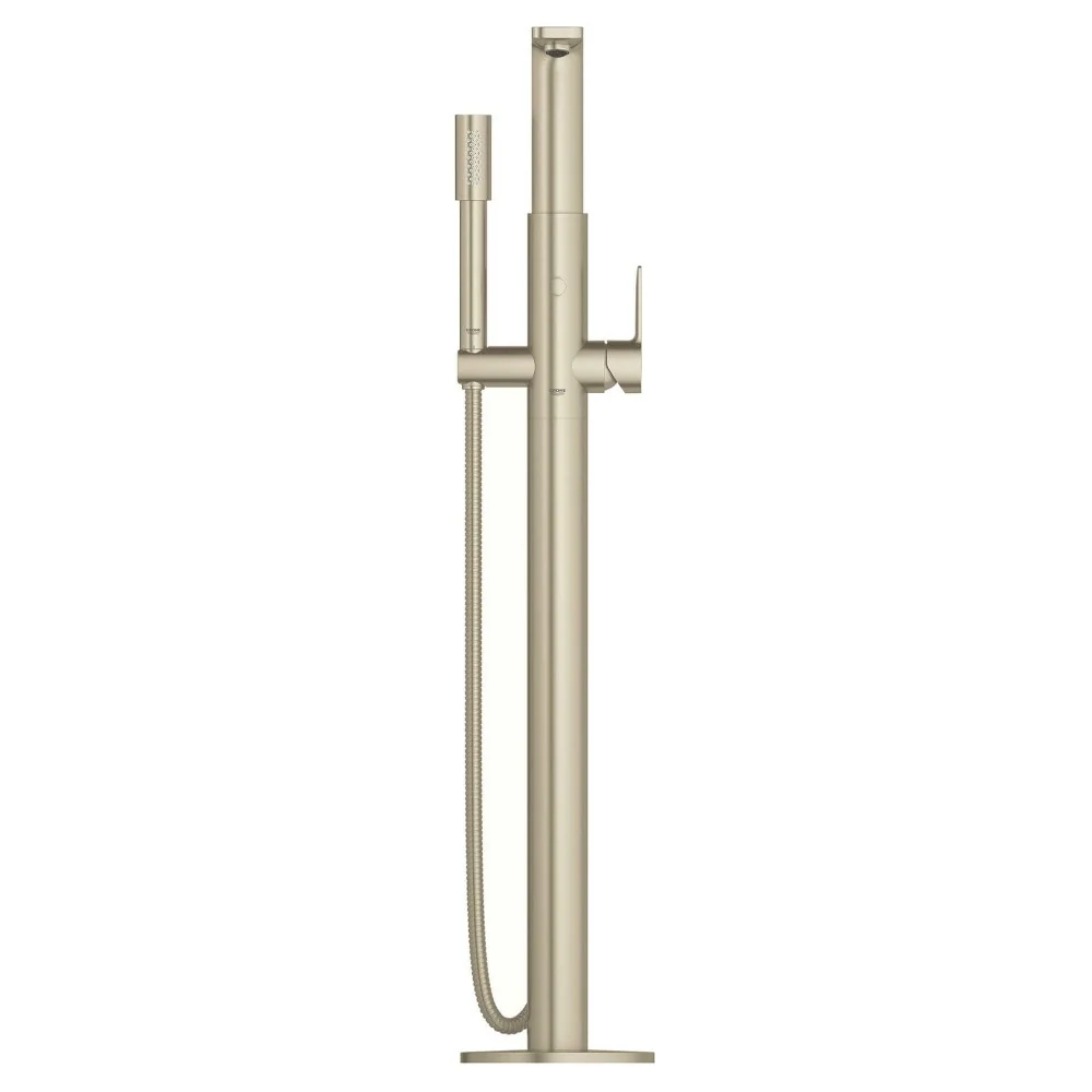 Grohe Lineare Baterie cada freestanding, nichel mat (brushed nickel)