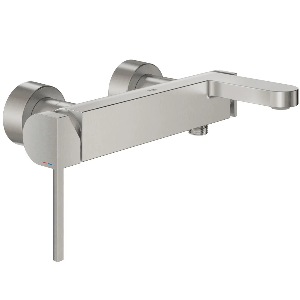 Grohe Plus Baterie cada dus monocomanda, aspect inox (supersteel)