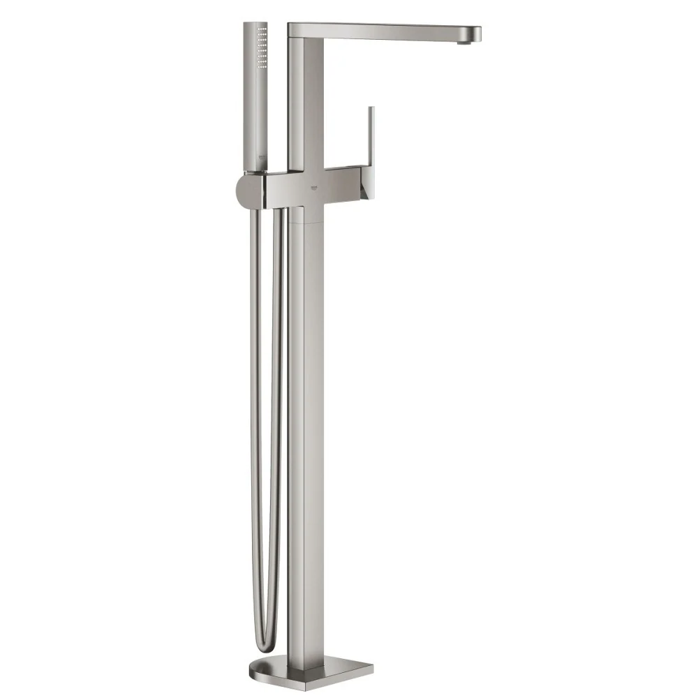 Grohe Plus Baterie cada freestanding, aspect inox (supersteel)