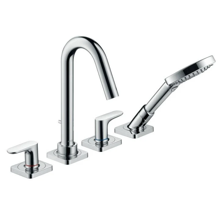 Hansgrohe Axor Citterio M Baterie cada dus cu 4 iesiri, montaj pe cada