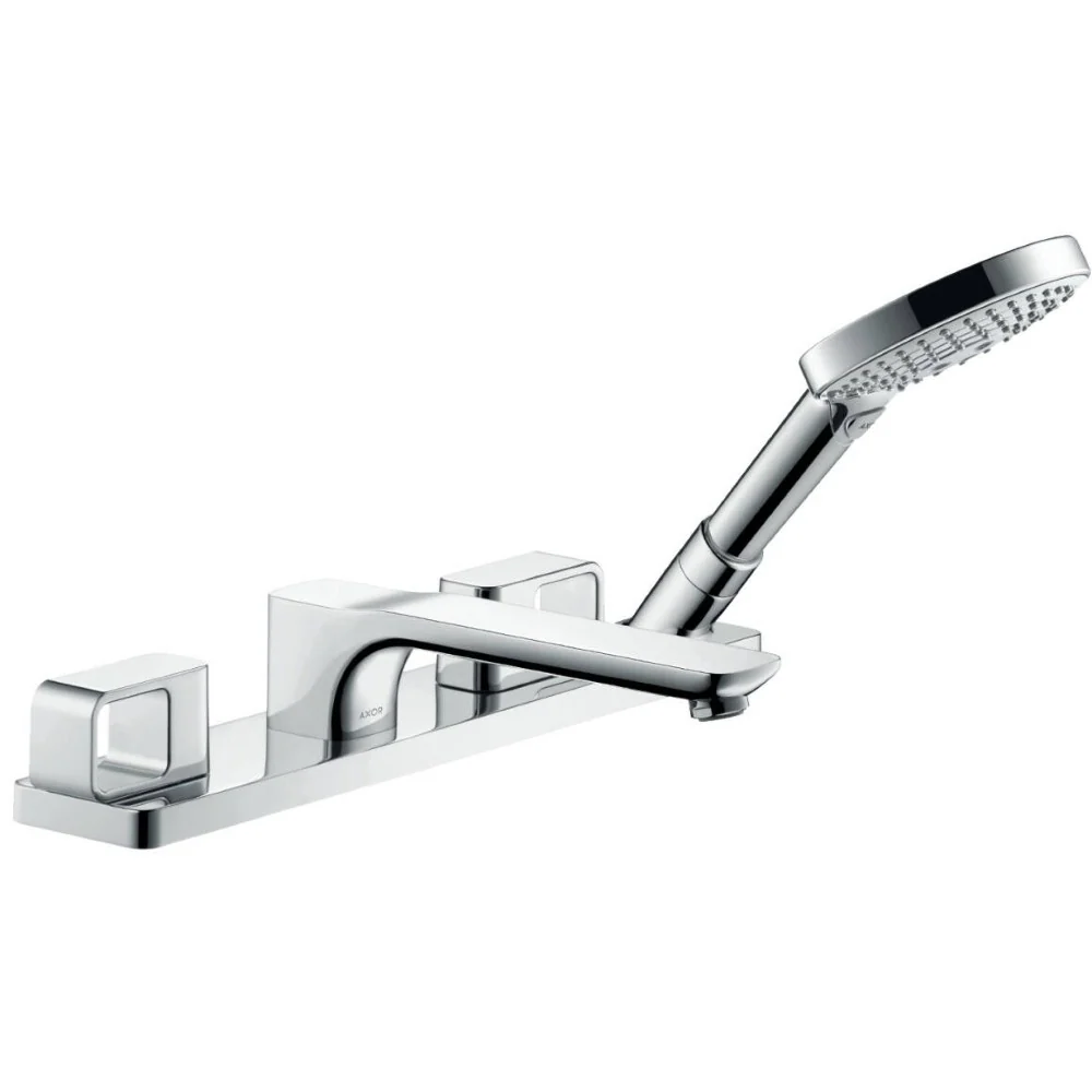 Hansgrohe Axor Urquiola Baterie cada dus dubla comanda cu set dus, montaj pe placa de faianta