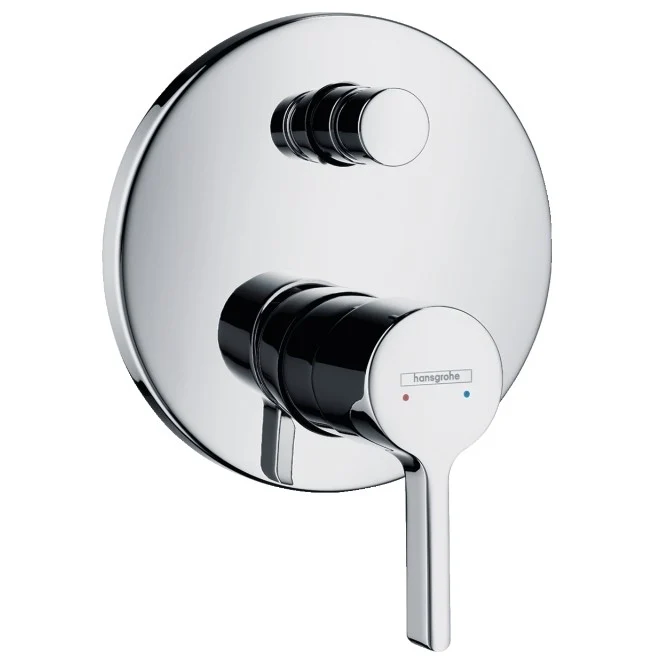 Hansgrohe Metris S Baterie cada dus monocomanda incastrata, securizata