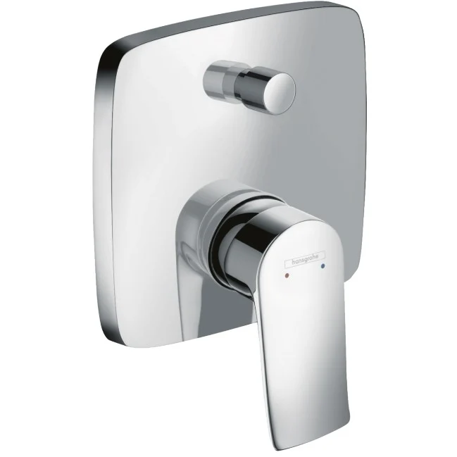 Hansgrohe Metris Baterie cada dus monocomanda incastrata patrata