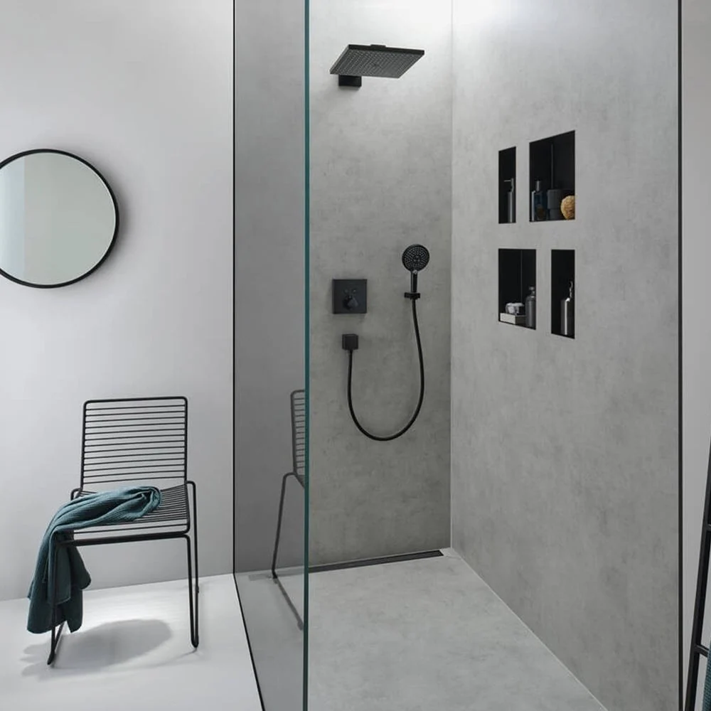 Hansgrohe Metropol Baterie cada dus incastrata, antracit satinat