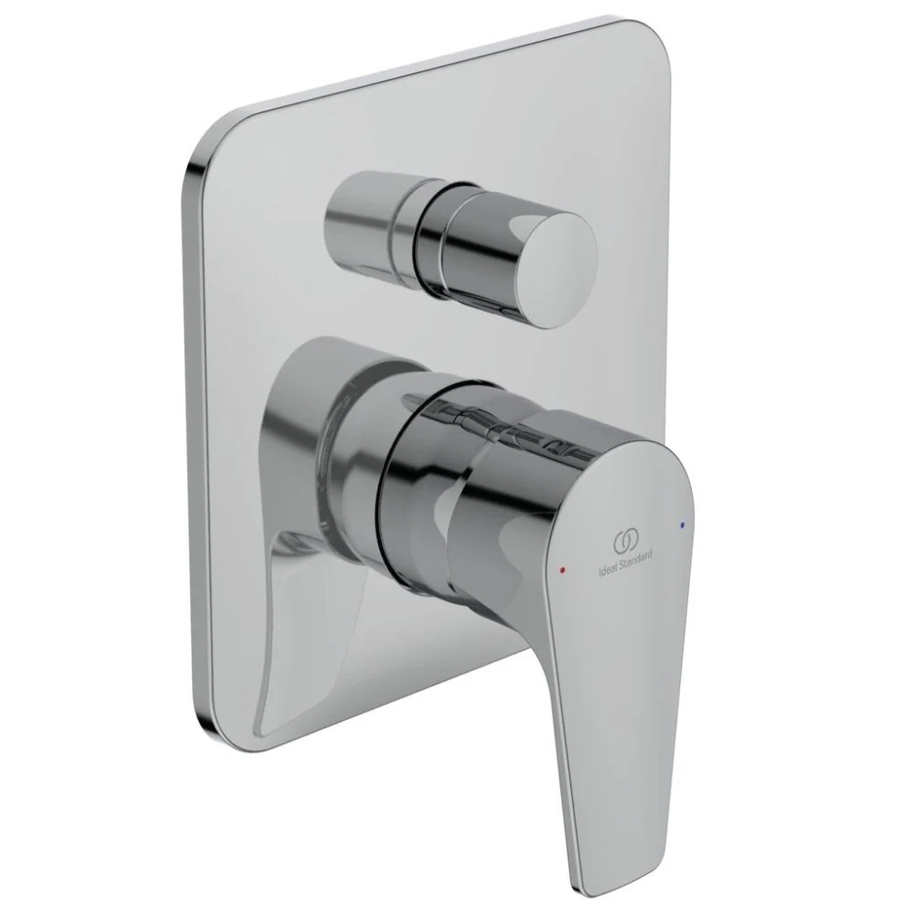 Ideal Standard Cerafine D Baterie cada dus incastrata, crom
