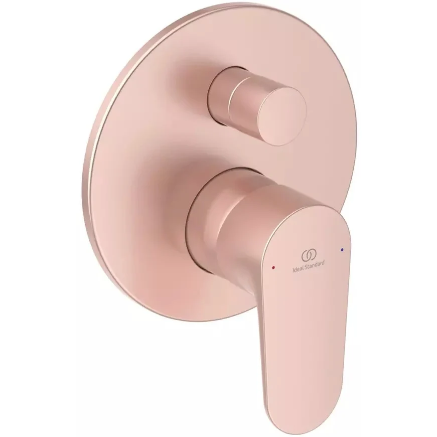 Ideal Standard Cerafine O Baterie cada dus incastrata, set complet, auriu roze(rose mat)