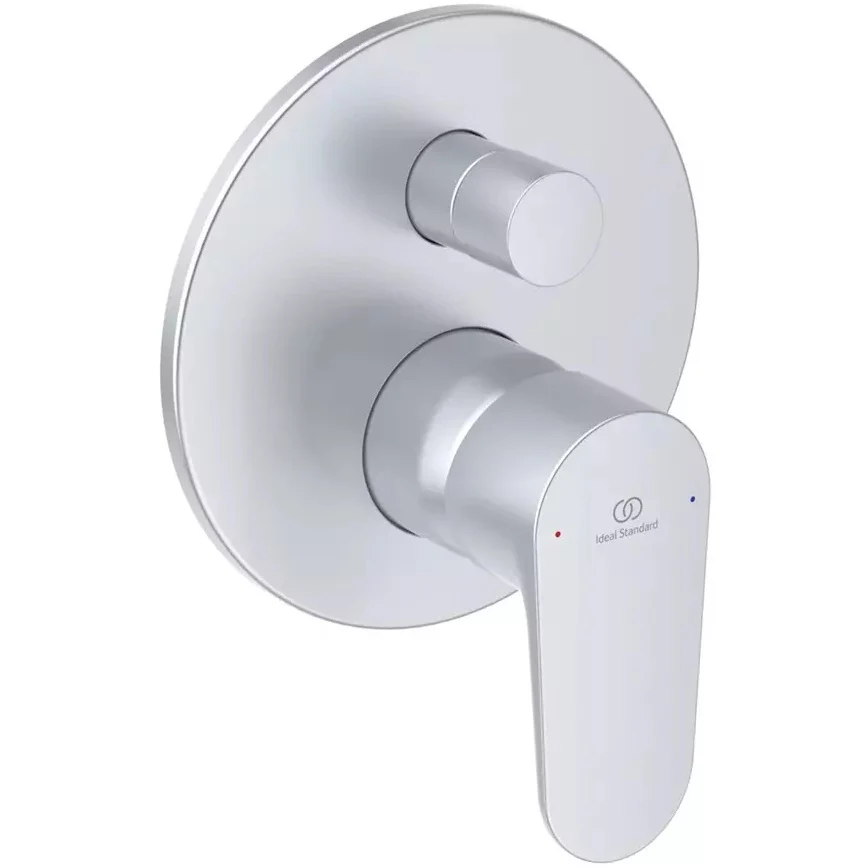 Ideal Standard Cerafine O Baterie cada dus incastrata, argintiu mat (silver)