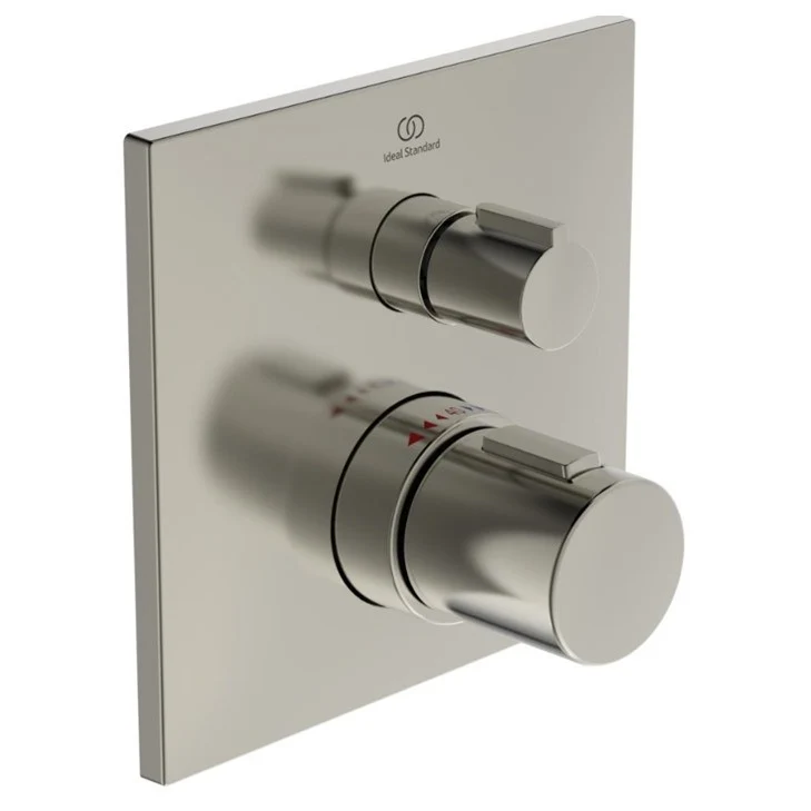 Ideal Standard CeraTherm C100 Baterie cada dus cu termostat, incastrata, gri argintiu (silver storm PVD)