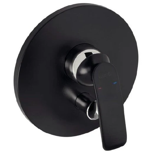 Kludi Balance Baterie cada dus incastrata, negru mat