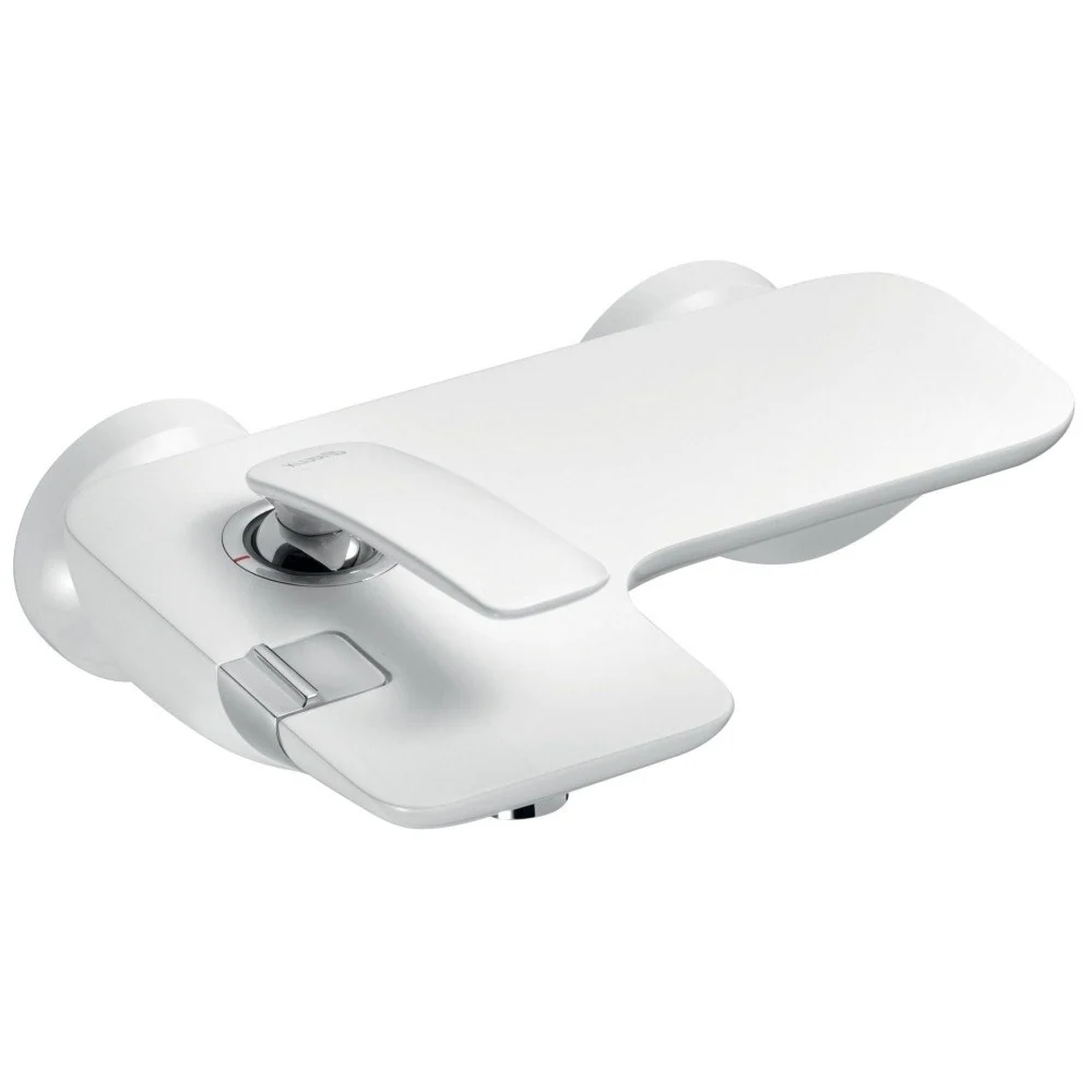 Kludi Balance White Baterie cada dus monocomanda, alb