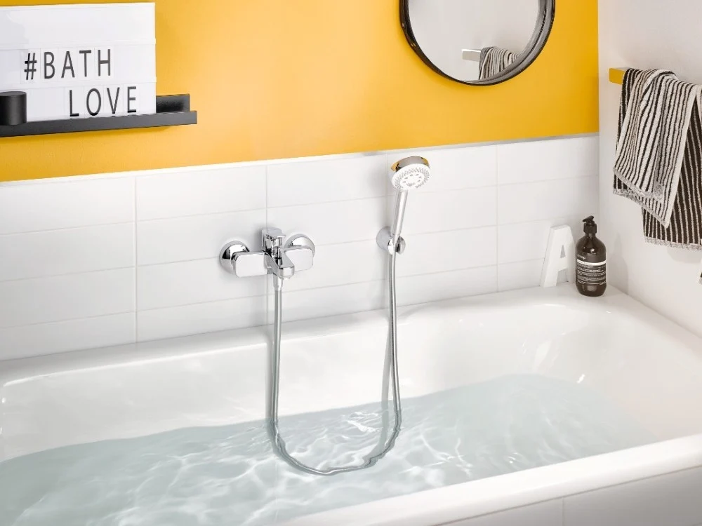 Kludi Pure&Easy Baterie cada dus monocomanda, montaj pe perete