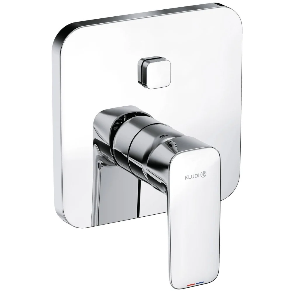 Kludi Pure&Style Baterie cada dus monocomanda incastrata, crom