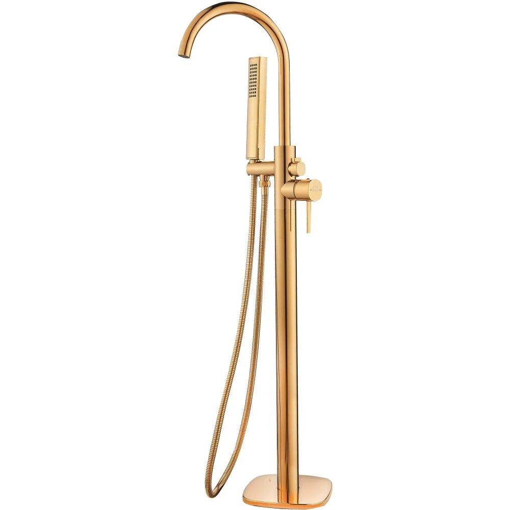 Laveo Pola Baterie cada freestanding, auriu
