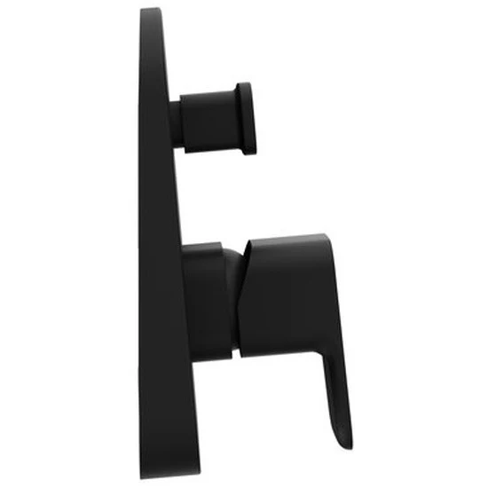 Ravak 10° Baterie cada dus monocomanda incastrata, negru mat