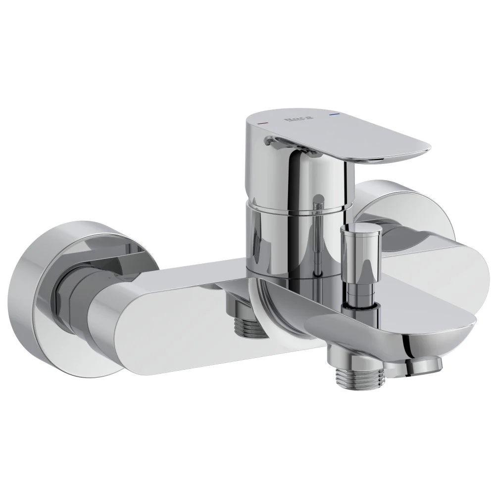 Roca Cala Baterie cada dus monocomanda, crom