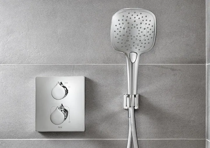 Roca Insignia Baterie cada dus cu termostat, incastrata