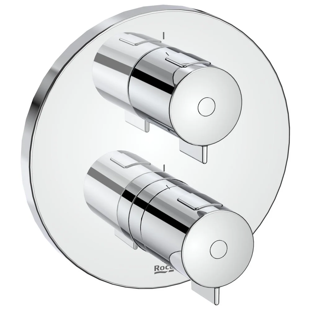 Roca Victoria T-500 Baterie cada dus cu termostat, incastrata