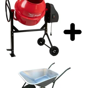 Betoniera semiprofesionala Blade PCM165B, 650W, 165L + Roaba Gospodarul Profesionist 85l
